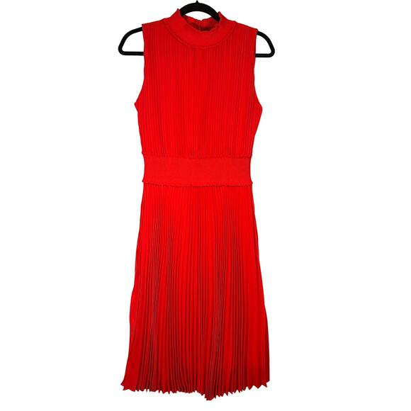Nanette Lepore Dresses & Skirts - Nanette Lepore NWT Women's Mock Neck Sleeveless Pleated Maxi Dress Size‎ 10